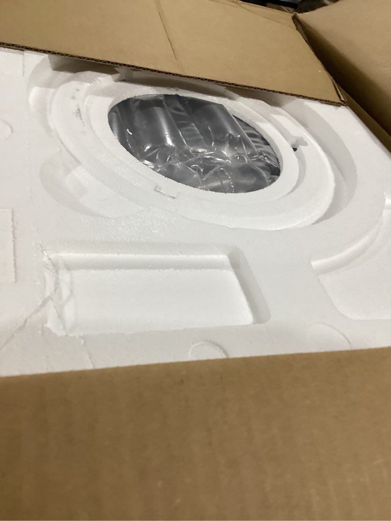 Condition photo showing As Is for Cuisinart CMW-100 1-Cubic-Foot Stainless Steel Microwave Oven, Brushed Chrome