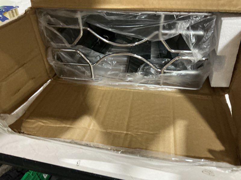 OCG 2 Tier Pull Out Cabinet Organizer (12.5" W x 18" D), Pull Out Drawers for Kitchen Cabinets, Pull