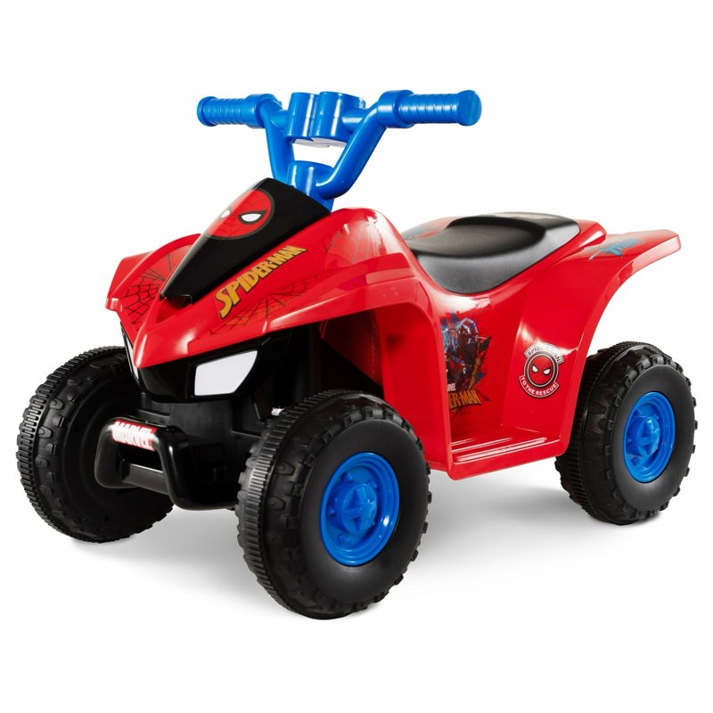 Hyper Toy HYP-MSQ-6711 6 Volt Spiderman ATV Ride on, Age Range: 3 - 6 Years