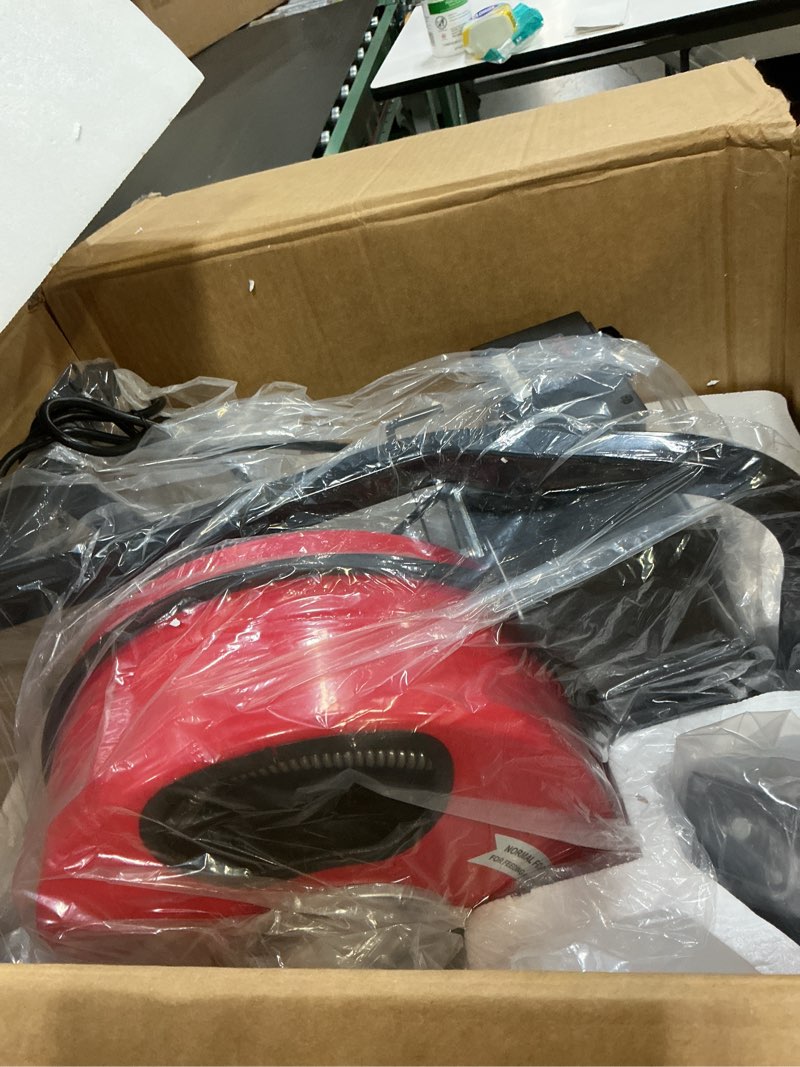 Condition photo showing Good Condition for vevor 50ft x 1/2inch sewer snake machine, drain cleaning machine on 4 wheels, electri drain auger with 4 cutters & foot switch for 1''- 4'' pipes 50ftx1/2inch (with wheels) red