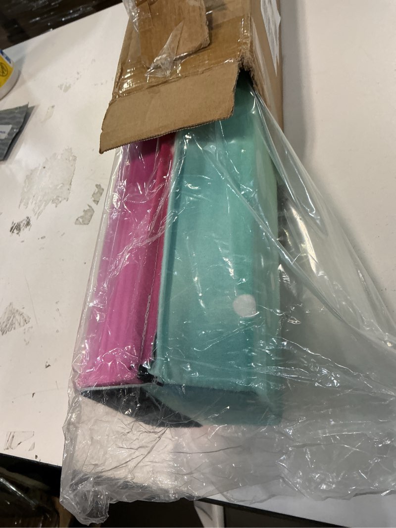 Condition photo showing Good Condition for 6 FT / 8 FT / 9 FT Folding Gymnastics Beam Foam Balance Floor Beam - Extra Firm - Suede Cover - Anti Slip Bottom with Carry Bag for Kids/Adults Home Use Starlight Rainbow 8 Ft