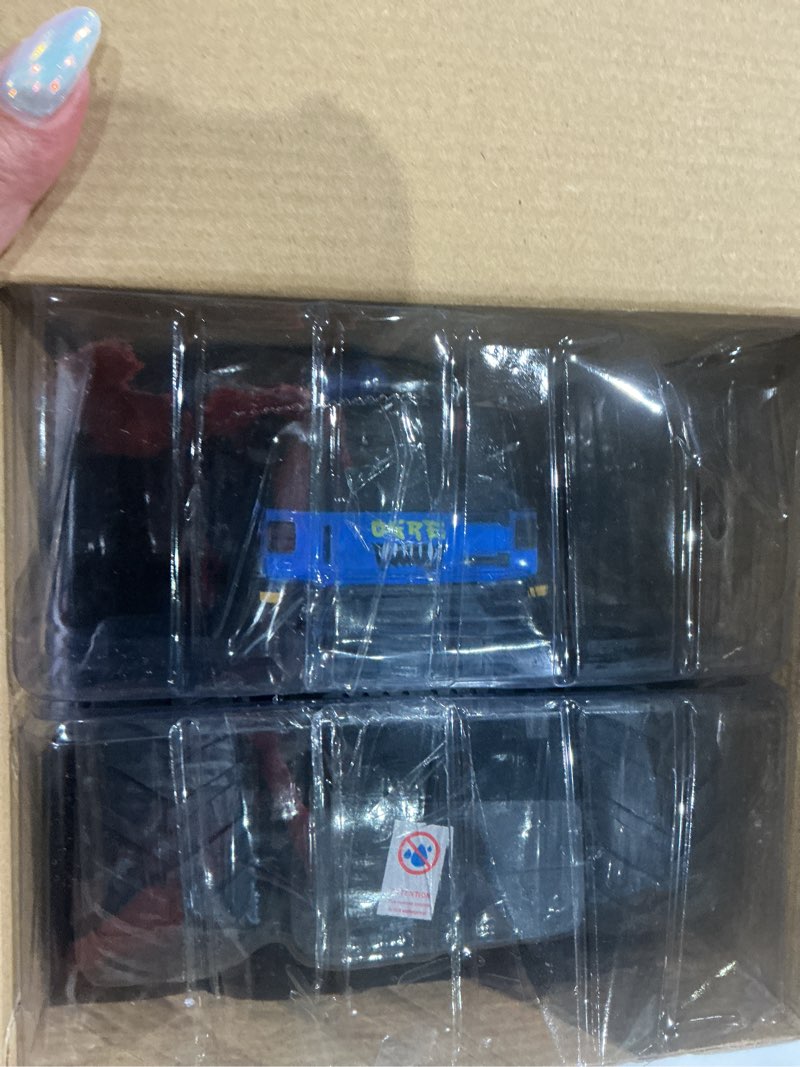 Condition photo showing Good Condition for stemtron amphibious remote control car toys for boys 2.4 ghz 1:16 all terrain off-road rc car waterproof rc monster truck kids pool toys remote control boat gifts for kids boys 1:16 scale blue truck