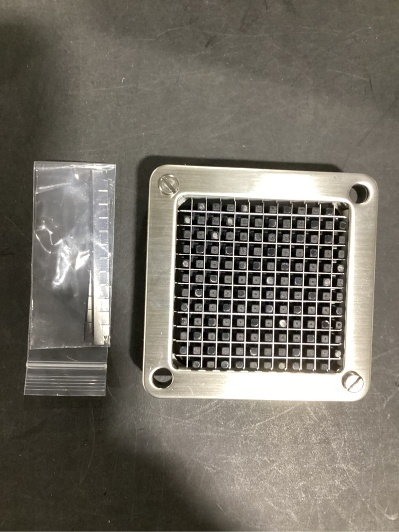 Condition photo showing Good Condition for Replacement Chopper 1/4" Blade, Commercial Vegetable Chopper Dicer, French Fry Cutter Stainless Steel Blade for Fruit Cutting Machine Tomato Onion Pusher Block 1/4‘’ blade