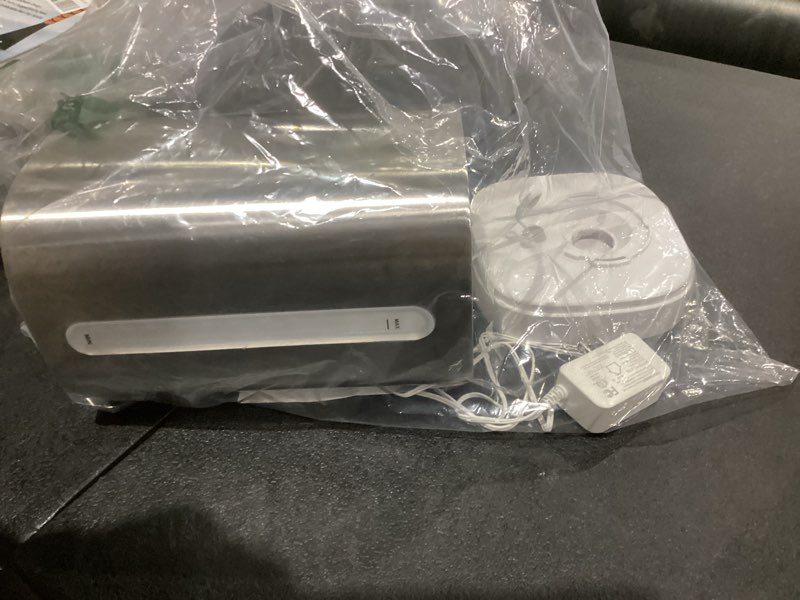 Condition photo showing As Is for Jack & Rose Stainless Steel Humidifier, Easy to Clean, Dishwasher Safe, Cool Mist Humidifiers for Bedroom Ultrasonic Humidifier