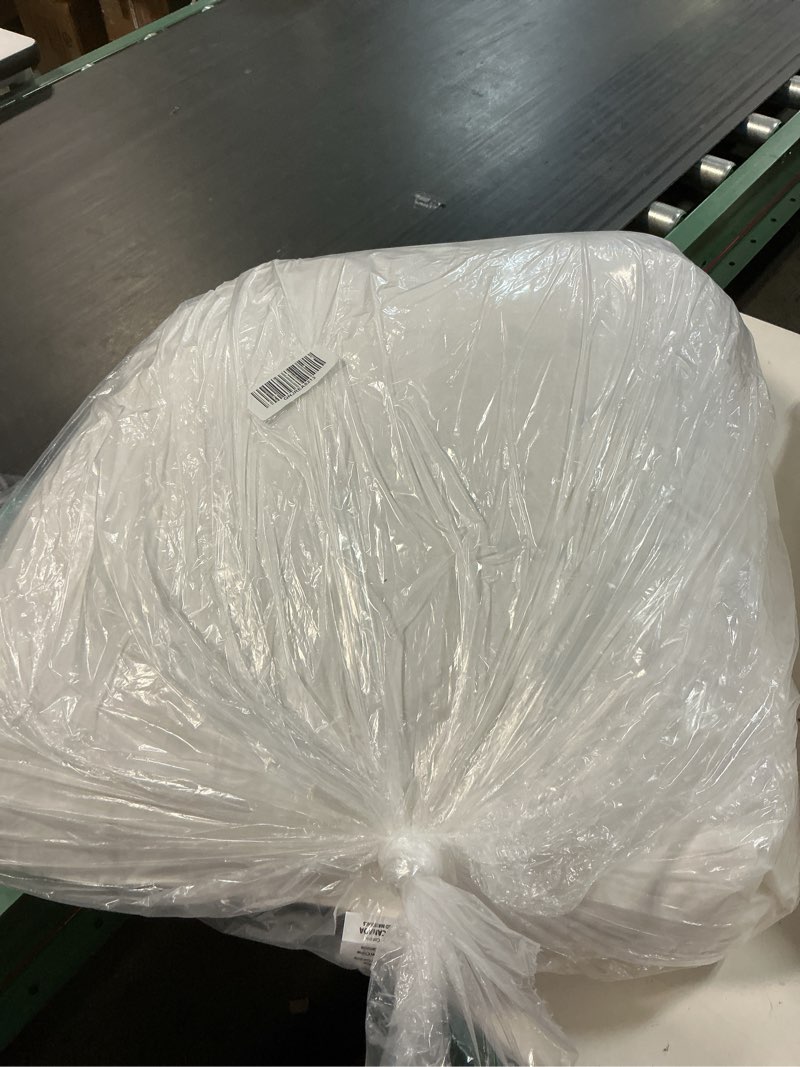 Condition photo showing As Is for premium feather pillow insert , 26x26, no color 1pcs