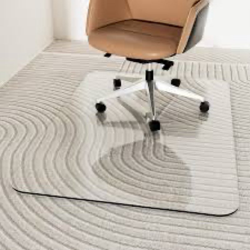 Office Chair Mat for Carpet,Heavy Duty Desk Chair Floor Mat for Carpet Hardwood Floor Clear 48x32 In