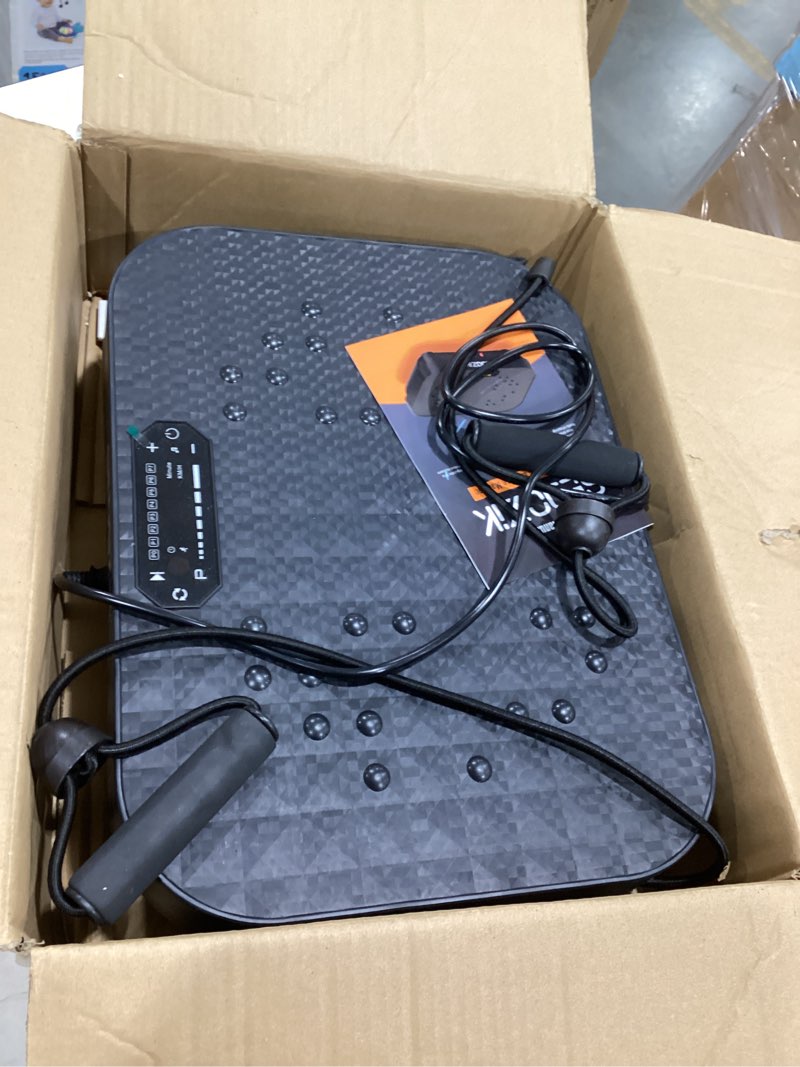 Condition photo showing Good Condition for sedozik vibration plate exercise machine, vibration plate for lymphatic drainage weight loss, 450 lbs capacity full body vibrating platform workout equipment with bluetooth for home women men
