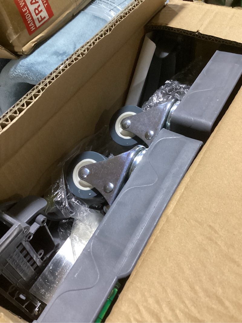 Condition photo showing Good Condition for w b d weibida appliance dolly cart with 4 locking twin wheels mini fridge stand adjustable furniture mover mobile roller base for washing machine, dryer, refrigerator, laundry pedestal grey