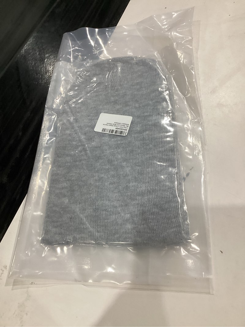 Condition photo showing New/Like New for PFFY Unisex Beanie Hats for Men Women Knit Winter Beanies 2 Packs-Classic One Size Silvergray+silvergray