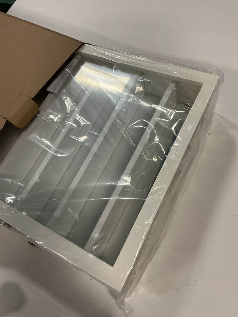 Condition photo showing New/Like New for TJ.MOREE Sunglasses Organizer Storage Wall Mounted: 13 x 15.6 inches Eyewear Display Case Rustic Wood Eyeglasses Holder Large Glasses Storage Box,White