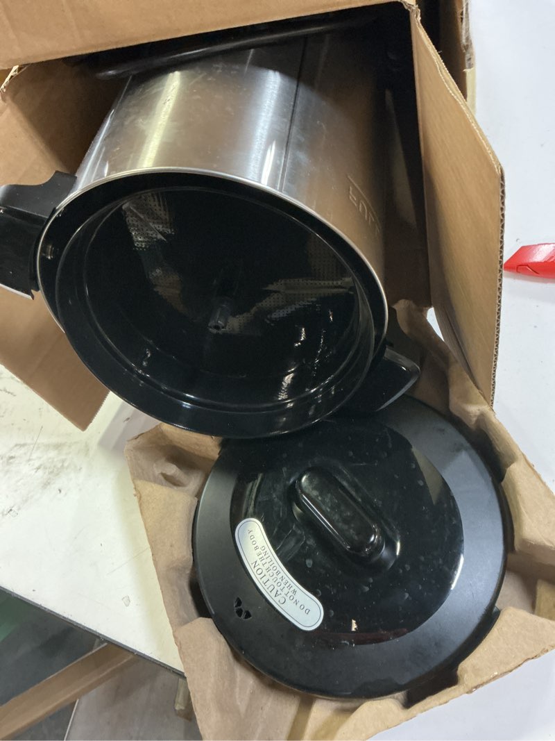 Condition photo showing Good Condition for SYBO 6L Commercial Coffee Maker, Stainless Steel Coffee Urn With Cool-Touch Handles, Electric Coffee Pot Hot Beverage Dispenser, Quick-Brewing Coffee Urn, For Events,Party & Catering - 45 Cup 45Cup-Black