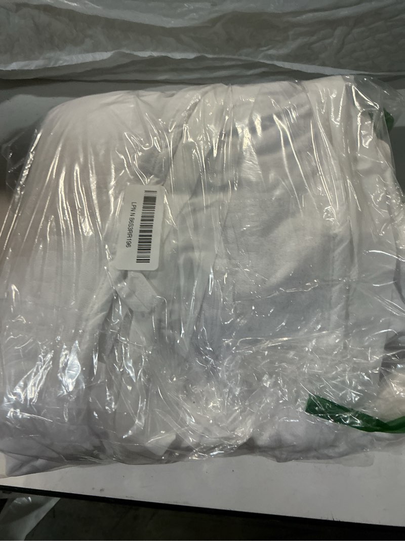 Condition photo showing Good Condition for allerease platinum zip-off top waterproof mattress protector king size 360 degree zipper allergen barrier temperature balancing luxurious plush top separately machine washable mattress cover (white)