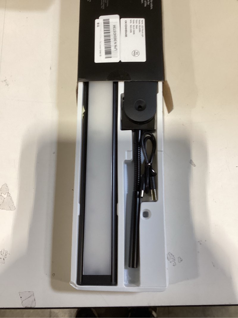 Condition photo showing Good Condition for ezvalo picture light for wall, 16'' black rechargeable 4800mah battery lights wireless remote, dimmable magnetic led art painting light with 3 color temperatures, display for gallery, living room(2p) black 2pack-16in