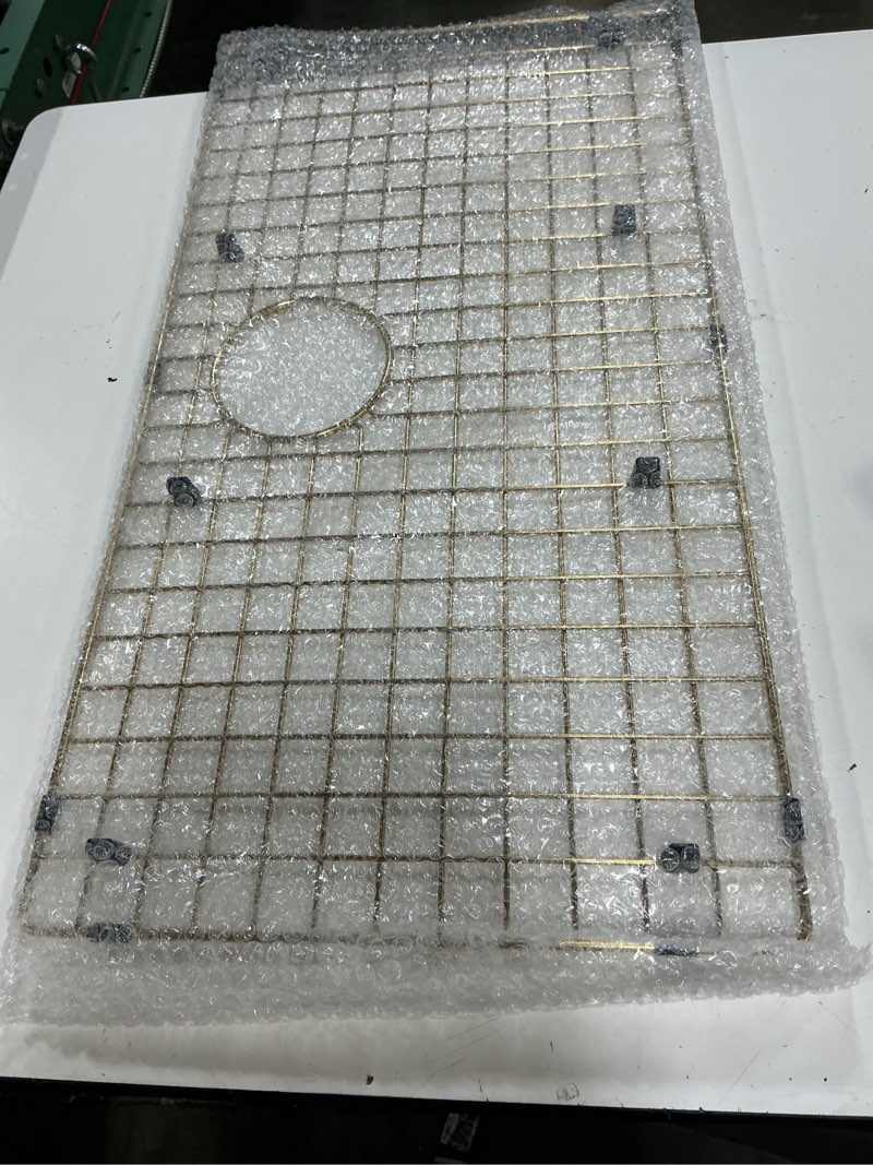 Condition photo showing Good Condition for starstar sinks protector matte gold 304 stainless steel kitchen sink bottom grid, rack (29 x 15)