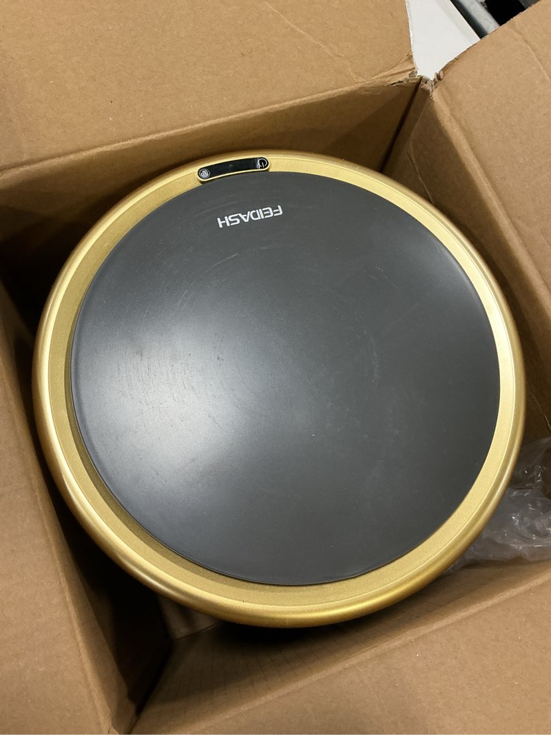 Condition photo showing Good Condition for Automatic Bathroom Trash Cans Touchless, 3.7 Gallon Modern Motion Sensor Trash Can with Lid,Diaper Trash Bin,Plastic Smart Garbage Can Suitable for Toilet, Bedroom, Office, Kitchen -Dark Gray Gray 3.7 Gallon