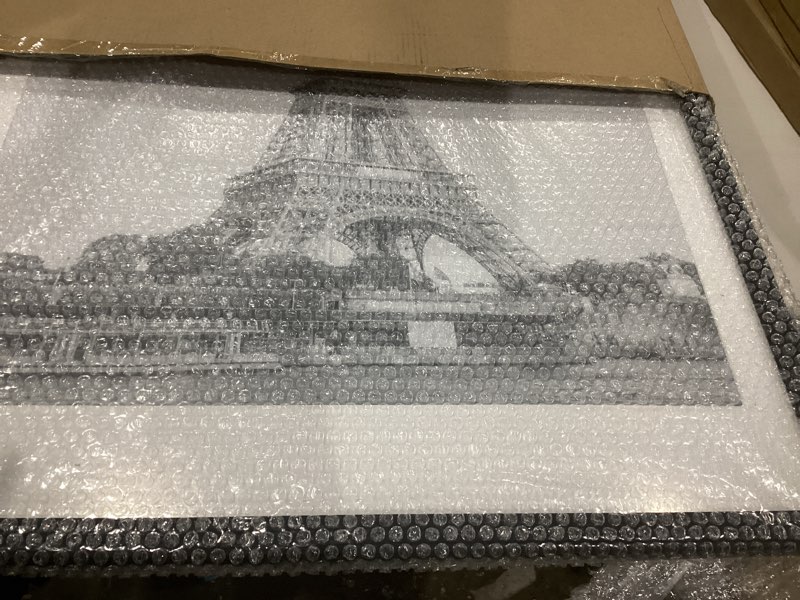 Condition photo showing As Is for upsimples 18x24 Picture Frame, Display Pictures 16x20 with Mat or 18 x 24 Without, Wall Hanging Poster Frames, Black, 1 Pack Black 18x24