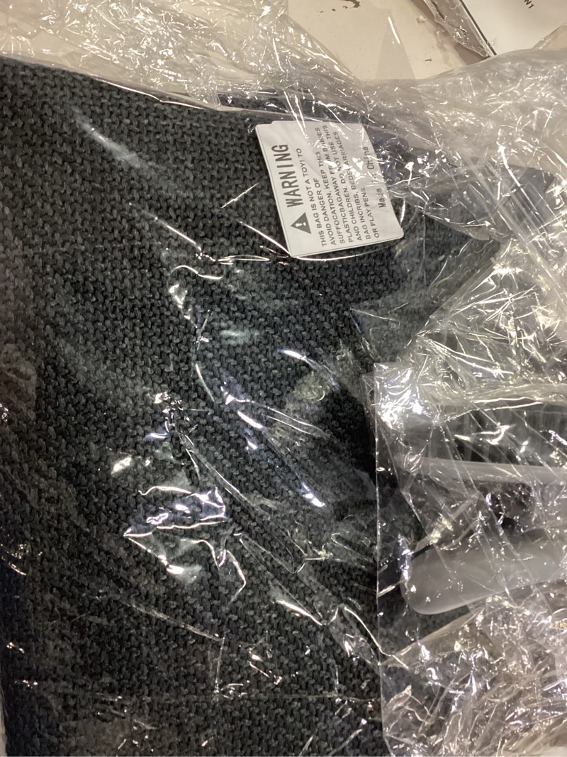 Condition photo showing Good Condition for L Shaped Rug Corner Kitchen Rugs Non Slip Washable Mat, L-Shaped Rug Super Absorbent Corner Kitchen Mats Rubber Waterproof Corners Area Runner Kitchen Sink Floor Mat (Black Right-L, 31.5?X47.2?X17.7?) 2'8" x 3'11" (L-Shape) Black Right-l