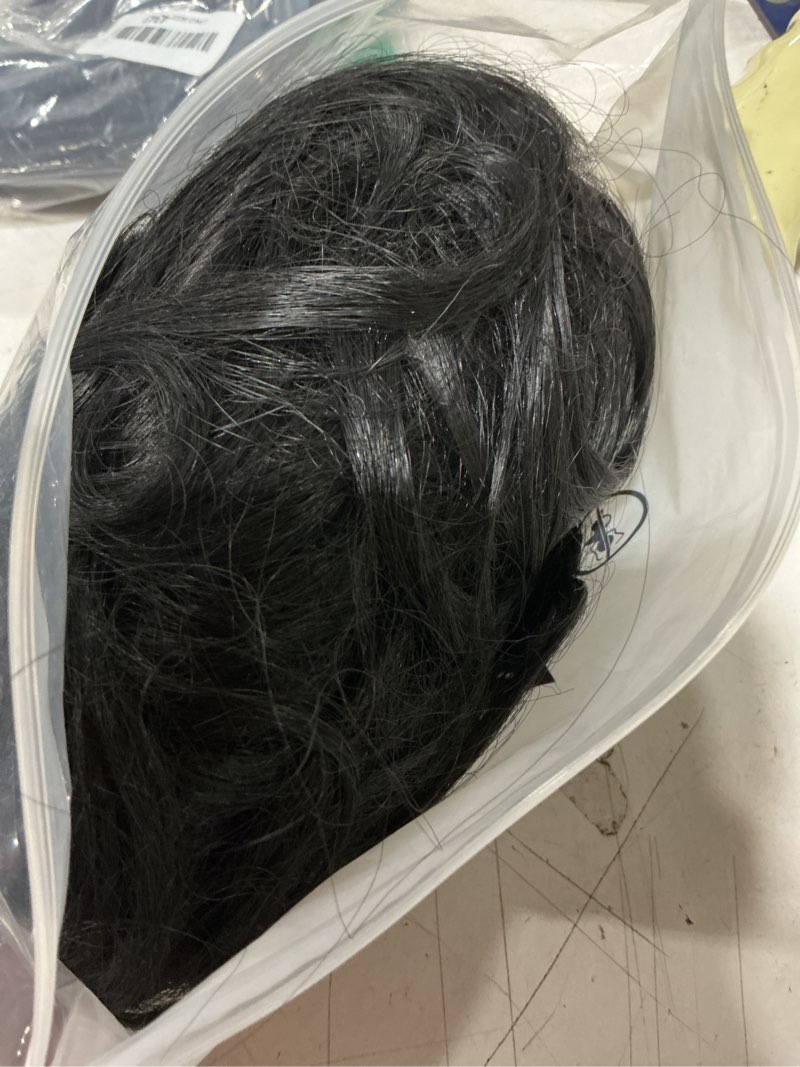 Condition photo showing Good Condition for colorful queen glueless headband wig long black body wave headband wigs for black women synthetic natural looking wavy wig heat resistant 180% density (26inch, 1b#) 26 inch (pack of 1) 1b natural black