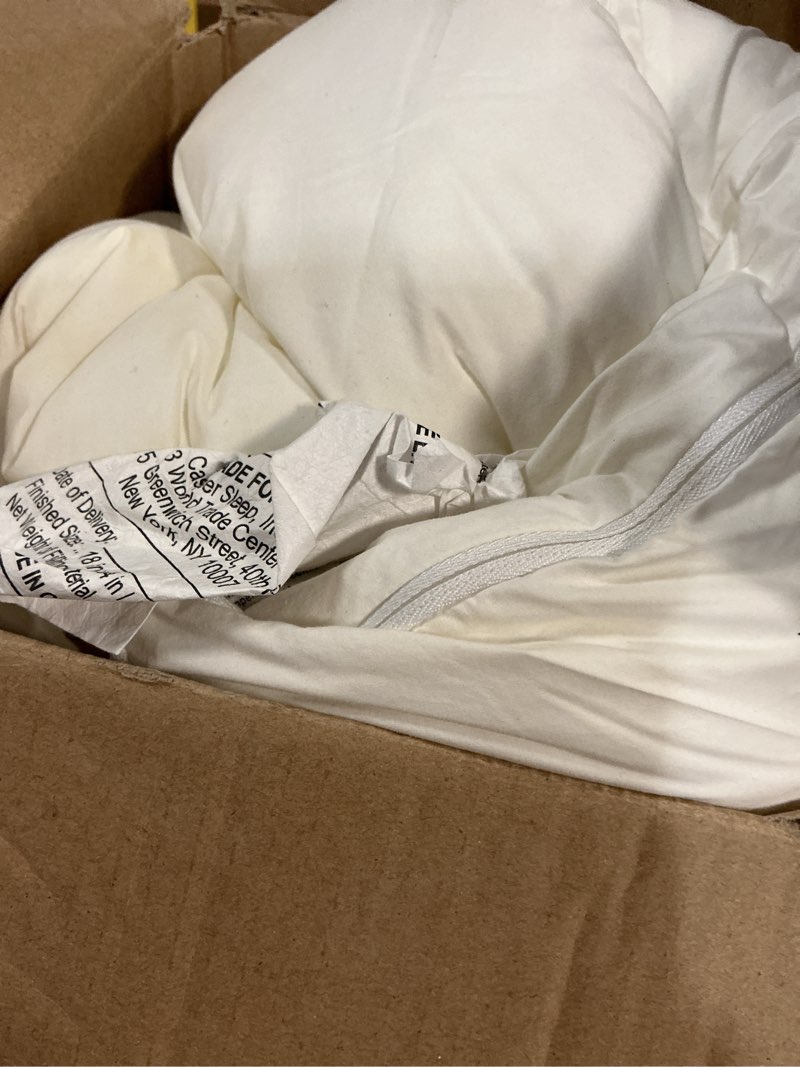 Condition photo showing Good Condition for casper sleep essential cooling foam pillow, standard size – firm memory foam with cooling cover, supports side sleepers, breathable & pressure-relieving standard essential cooling foam pillow single pack