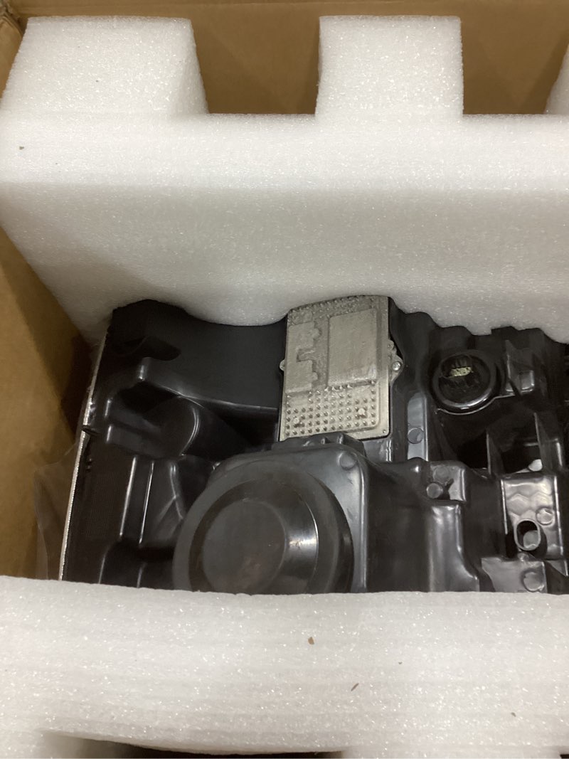 Condition photo showing As Is for Chrome FULL LED DRL Projector Headlight Assembly Compatible with 2016-2018 Chevy Silverado 1500/2019 Silverado 1500 LD Right Passenger Side 84292721 GM2503452 Chorme Right