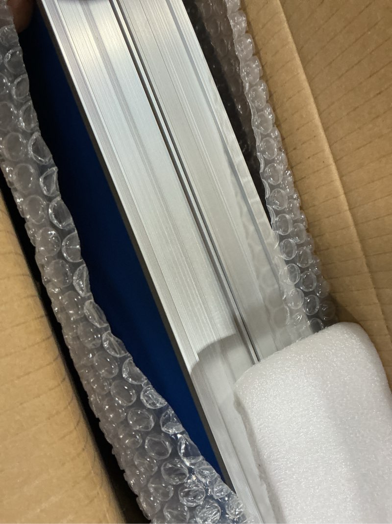 Condition photo showing New/Like New for GoSports 6 x 3 ft Mid-Size Table Tennis Table Set with Adjustable Height - Green or Blue 6 x 3 ft Blue