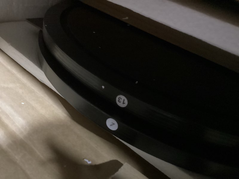 Condition photo showing Good Condition for 70? Fluted Fireplace TV Stand for 80? TVs, Remote & Touch Control, Adjustable Flame Colors & Temperature Entertainment Center with Storage, Modern Media TV Console Table for Living Room (Black) 70? TV Stand with Fireplace Black