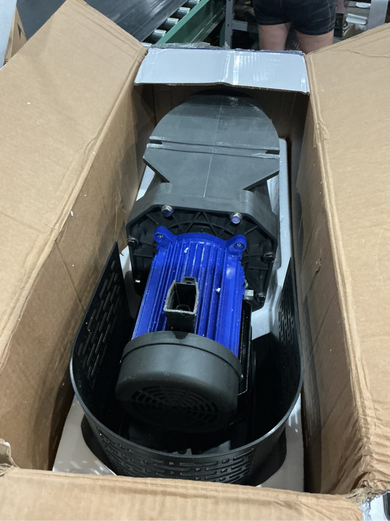 Condition photo showing As Is for aquastrong variable speed pool pump, 2 hp, 220v, 10566gph, in/above pool pump, energy efficient, high flow, powerful self primming swimming pool pumps with filter basket black