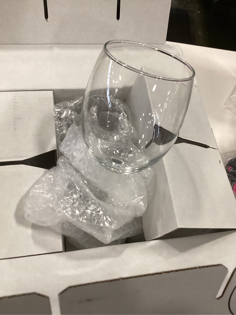 IKEA - SVALKA White wine glass, clear glass, H:7" (X6)