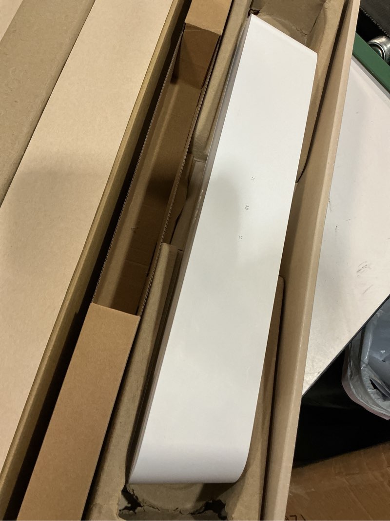 Condition photo showing As Is for sonos beam gen 2 - white - soundbar with dolby atmos white soundbar only
