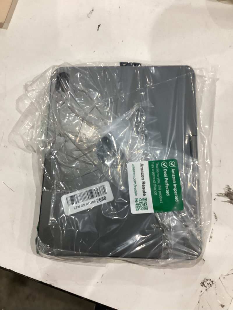 Condition photo showing As Is for tqq touch for ipad (a16) 11th generation case with keyboard (11", 2025) & 10th gen (10.9", 2022) - 360° rotatable, thin & light, multi-touch trackpad for ipad (a16) 11th/10th gen (black)
