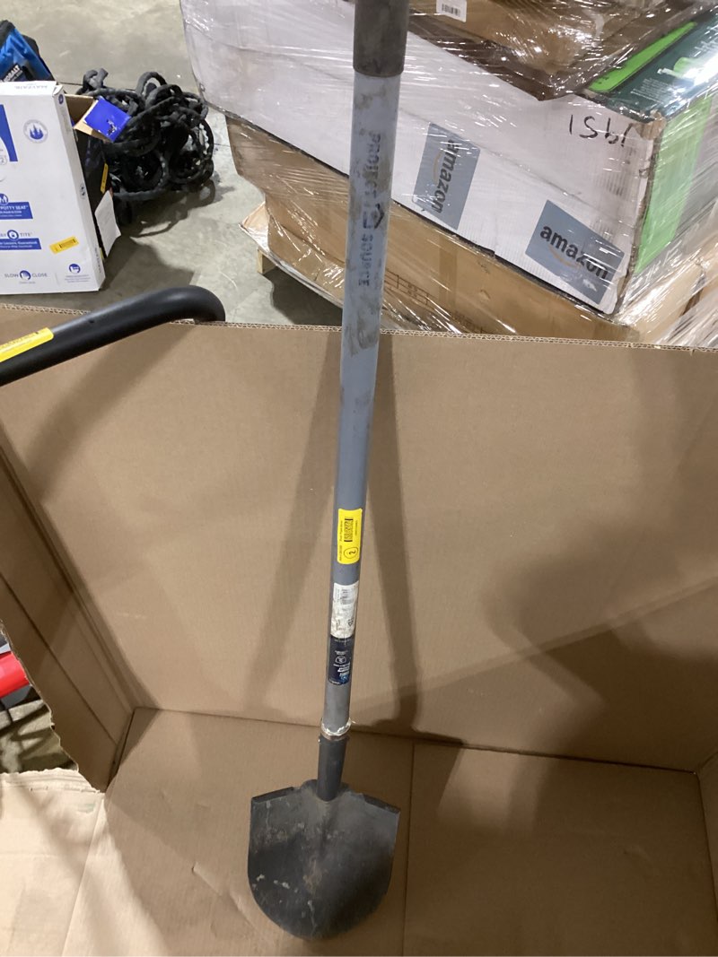 Condition photo showing As Is for project source 40-in fiberglass handle digging shovel