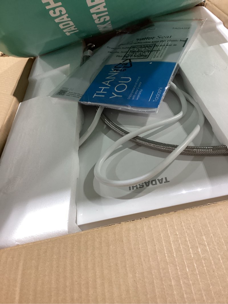 Condition photo showing Good Condition for tadashi bidet toilet seat elongated, heated toilet seat, instant warm water & dryer, feminine & rear wash, self-clean nozzle, slow close lid, child/eco/silent mode smart luxury style