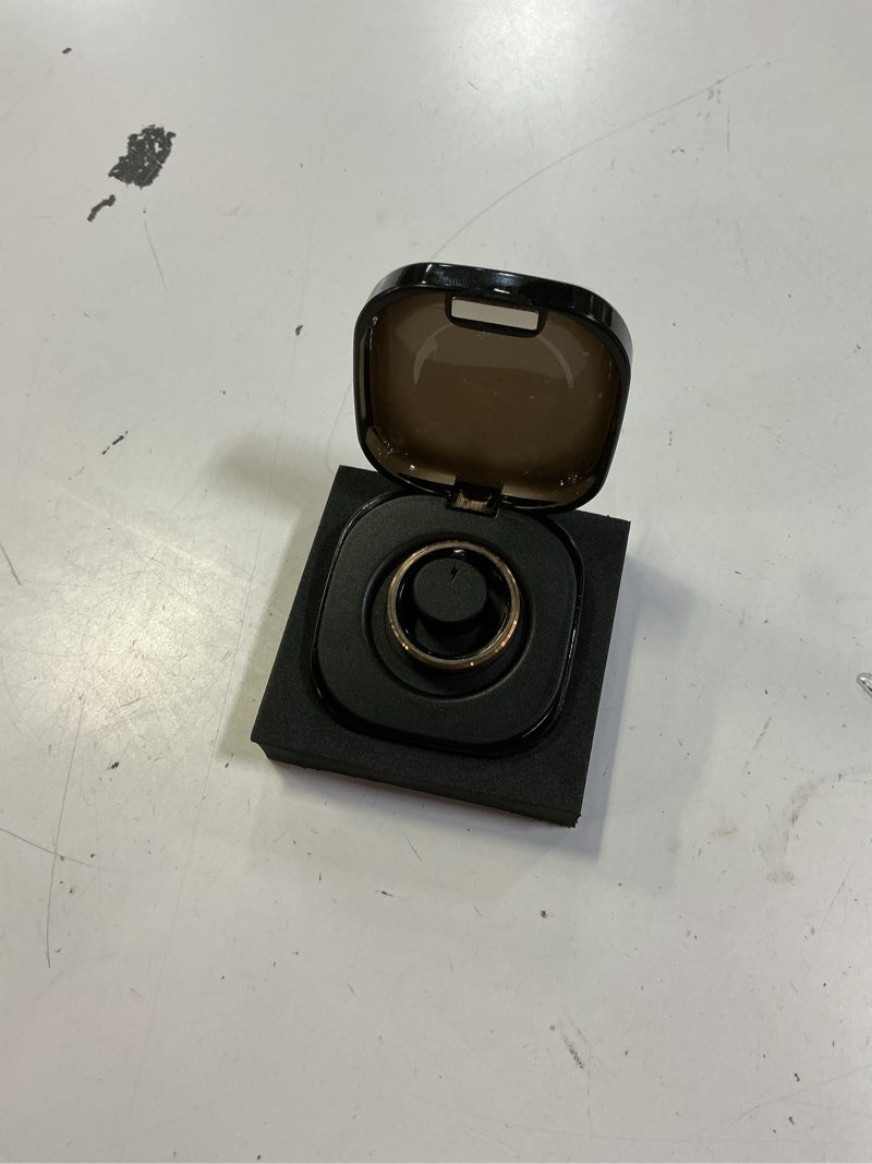 Condition photo showing Good Condition for smart health ring for women men fitness tracker with heart rate, blood oxygen, blood pressure, sleep monitoring, step counting, ip68 waterproof for ios and android, no app fee, rose gold 8 8 rose gold