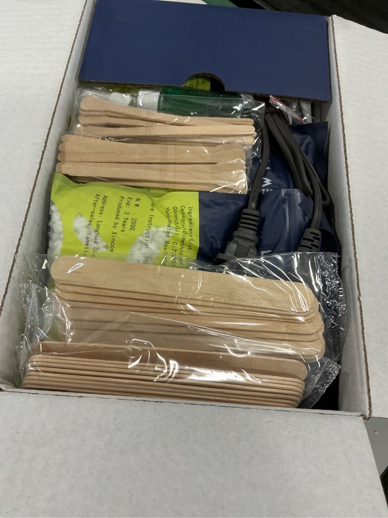 Condition photo showing New/Like New for Smart Waxing Kit Wax Warmer For Hair Removal With Digital Display, 4.41lbs/2kg Hard Wax Beads, For Sensitive Skin, Armpit, Eyebrow, Bikini, Face, Nose, Legs