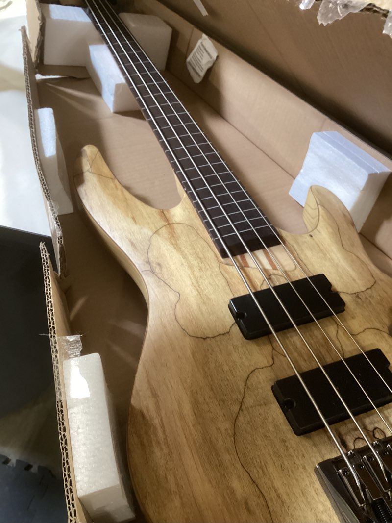 Condition photo showing Good Condition for esp ltd b-204sm fretless - natural satin natural 4-string fretless