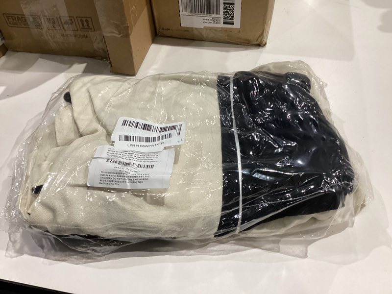 Condition photo showing Good Condition for linice canvas tote bag reusable grocery bags with long shoulder strap and short handle foldable heavy duty washable (6 pack)