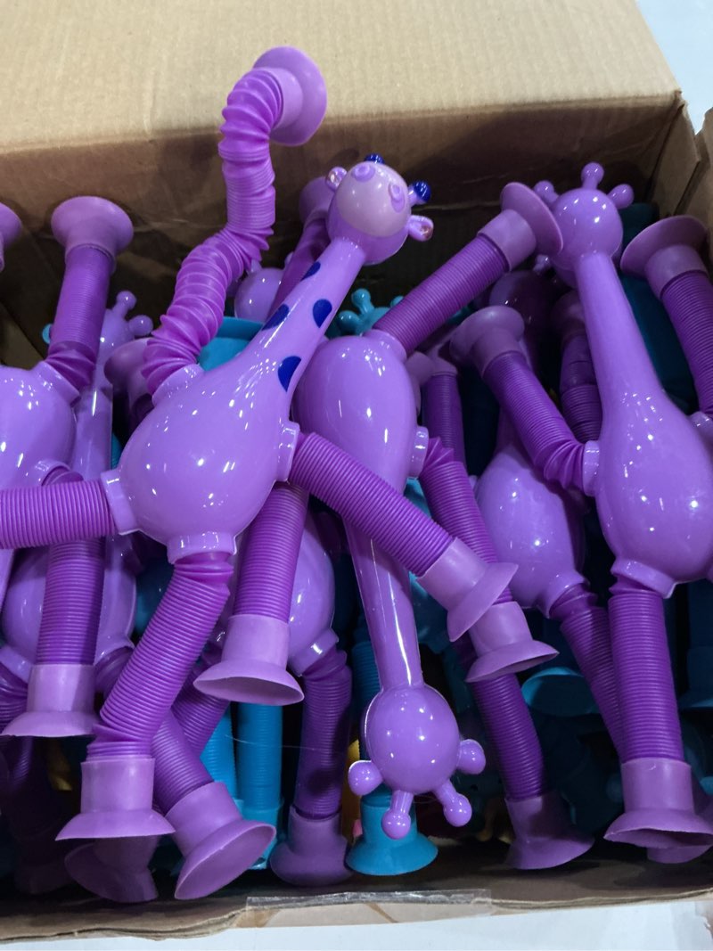 Condition photo showing New/Like New for JOYIN 12 Packs Valentine's Day Telescopic Suction Pop Tube with Cards, Kids Toys Party Favors, Classroom Exchange Gift for Kids, Classroom Holiday Prizes 12 Robots