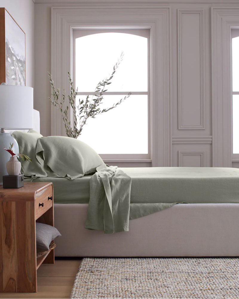 quince organic brushed cotton duvet cover set 108x92