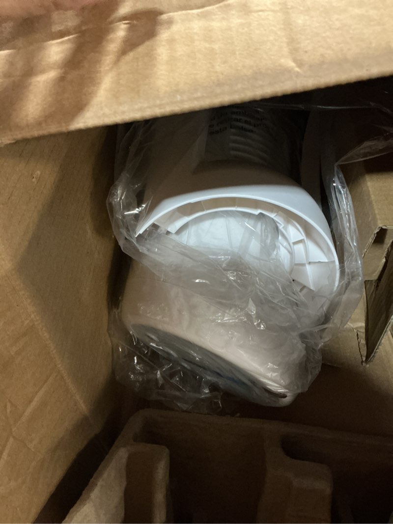 Condition photo showing As Is for honeywell quietset whole room oscillating tower filter fan with remote, white, hyf260