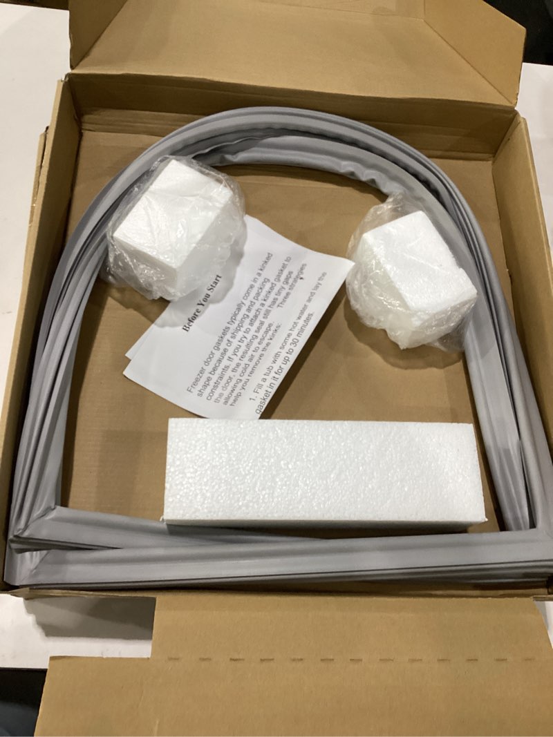 Condition photo showing As Is for w10830046 upgarded refrigerator fresh food door gasket seal compatible with kenmore kitchen aid jenn air replaces w10163997 w10443241 4502677 ap6048305 ps12069725 eap12069725