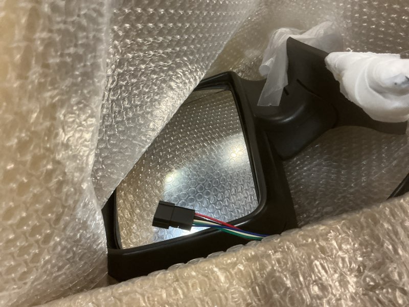 Condition photo showing Good Condition for right passenger side mirror assembly compatible with sprinter vans 2500 3500 2006-2017 side view mirror heated & signal light & blind spot glass and manual folding ch1321381 black (6 pins)