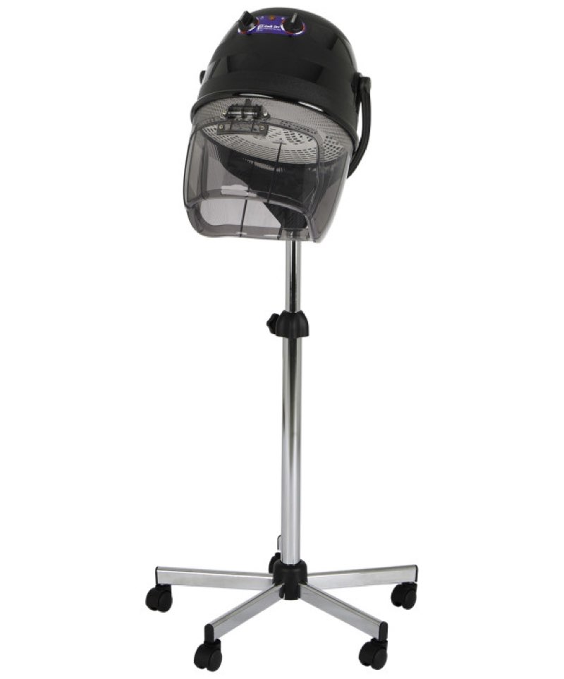 hooded floor dryer, professional rolling standing hair dryer hair processor adjustable hooded hair b