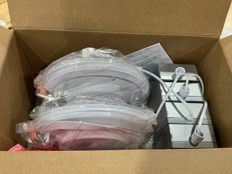 Condition photo showing Good Condition for cloudy bay [4 pack] 6 inch rgb smart recessed lighting with gradient accent light and night light,2700k~6500k,15w recessed lights ultra-thin downlight compatible with alexa and google home assistant