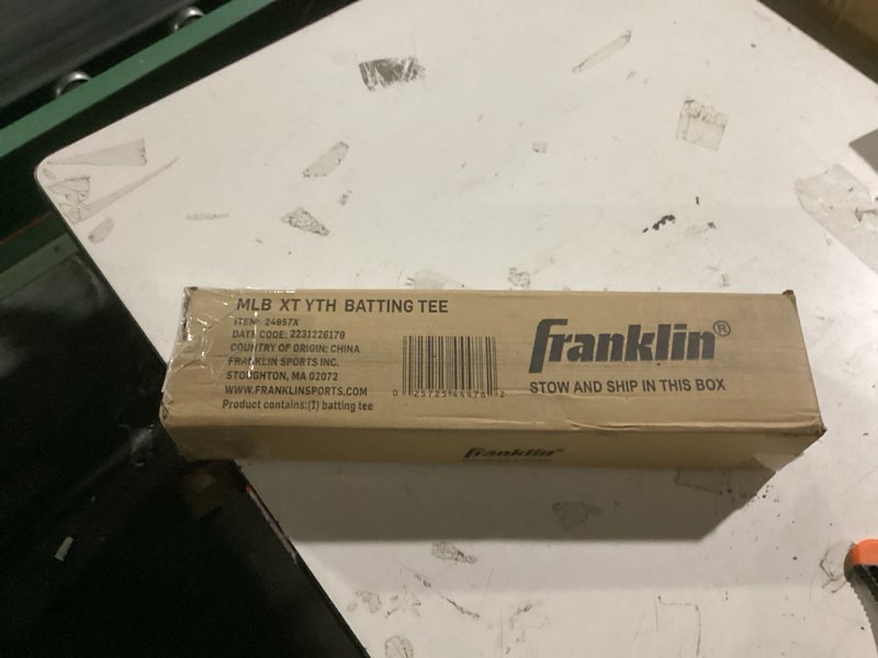 Condition photo showing As Is for franklin sports mlb xt youth batting tee