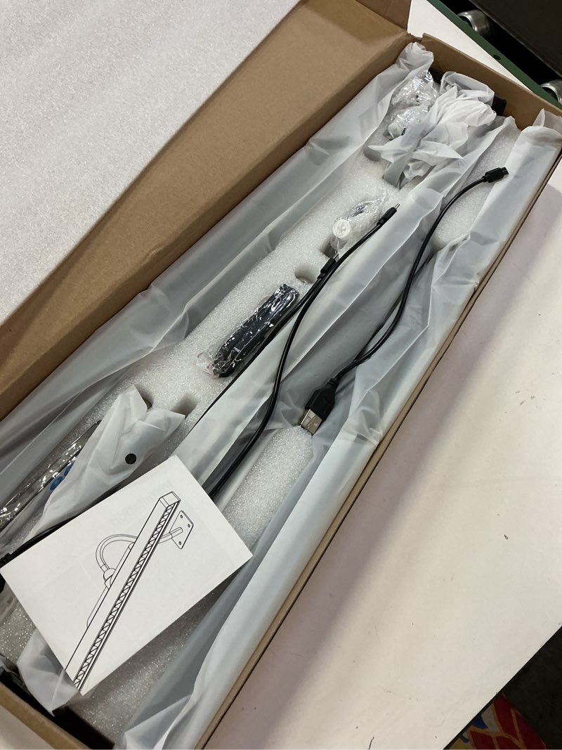 Condition photo showing Good Condition for 24inch picture lights battery powered -3 pack black wireless remote control sconces for gallery, living room, museum & large wall art