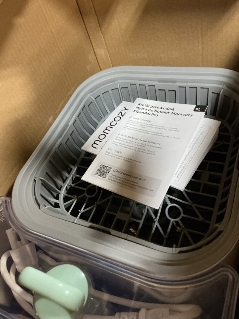 Condition photo showing As Is for Momcozy KleanPal Pro Baby Bottle Washer, Sterilizer & Dryer - All-in-One Cleaning Machine for Bottles, Pump Parts & Baby Essentials - Time-Saving & Effortless Care