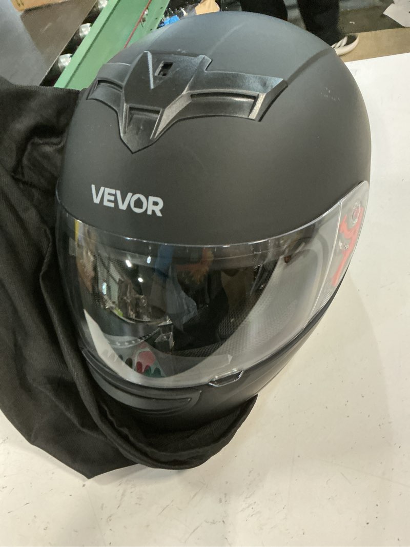 Condition photo showing Good Condition for vevor full face motorcycle helmet dot approved, dual visor & interchangeable lens, smart street abs helmet comfortable motocross helmet, fit for youth & adults helmet full face x-large