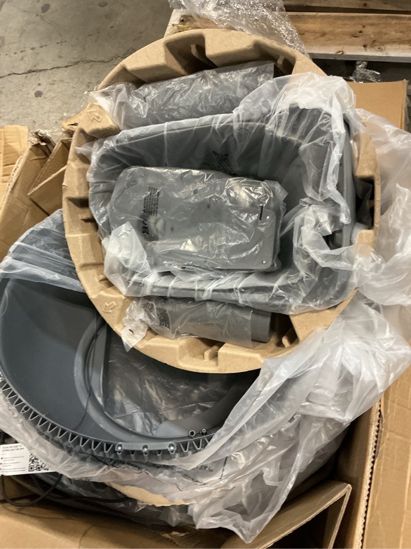 Condition photo showing As Is for famistar automatic cat litter box self cleaning, 100+15l large size litter box, 2.4g wifi app control, odor removal, safety protection with litter mat & liner