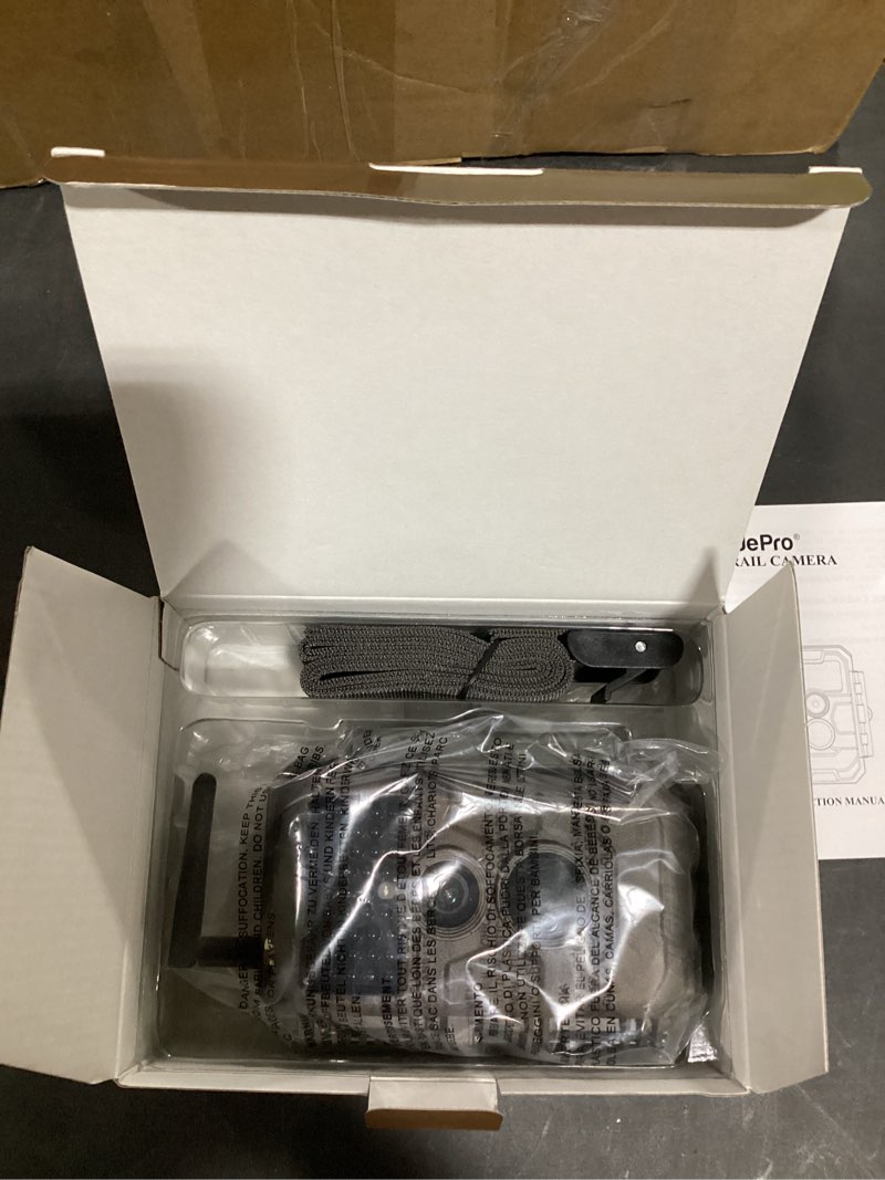 Condition photo showing New/Like New for GardePro E6 WiFi Trail Camera (Non-Cellular), 48MP Photos, 1296P HD Video, App Control with Live View, 110° Wide-Angle, No-Glow Night Vision, Motion Activated Camo