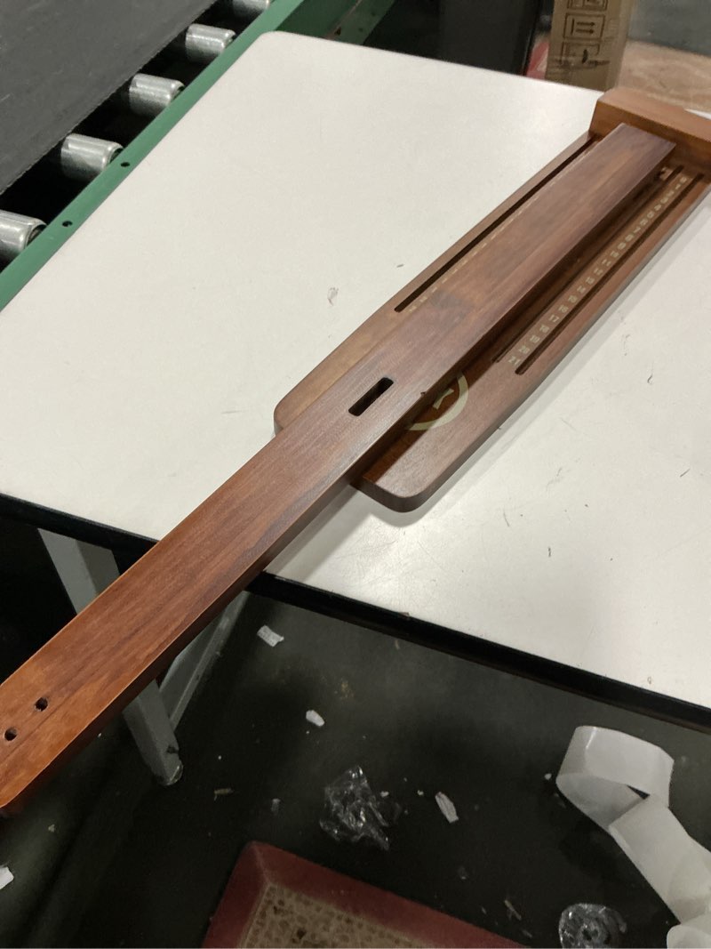 Condition photo showing As Is for GoSports Hook 21 Wall Mount Ring Swing Game - Play Indoors or Outdoors with Foldable Arm Brown